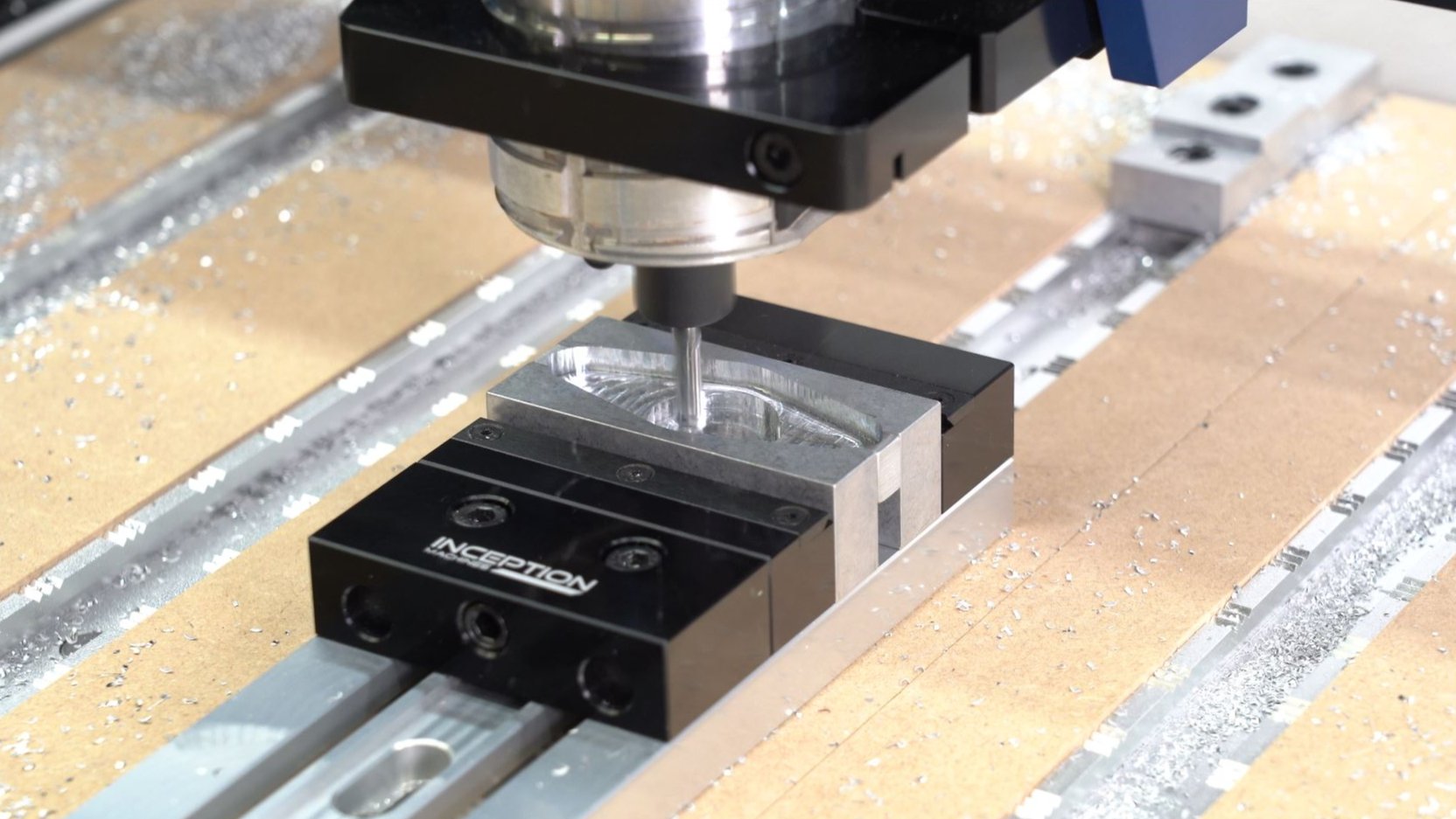 low profile vice machining custom soft jaws with a cnc router