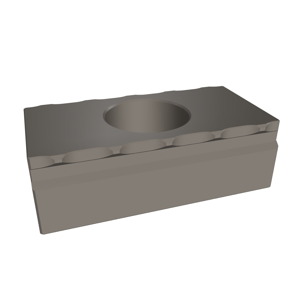 SerraGrip 25- 25mm serrated vice gripper CAD 3D preview